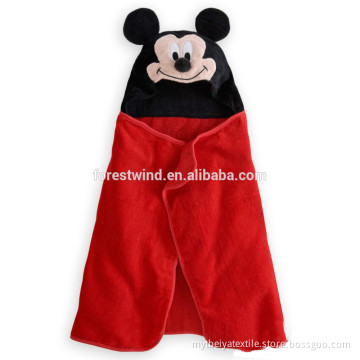 Wholesale Customized High Quality Colorful Hooded Beach Towel
